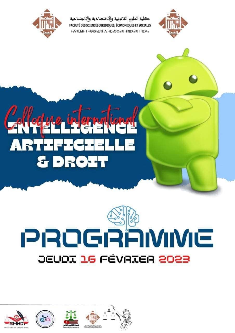 Colloque international : Intelligence artificielle & droit