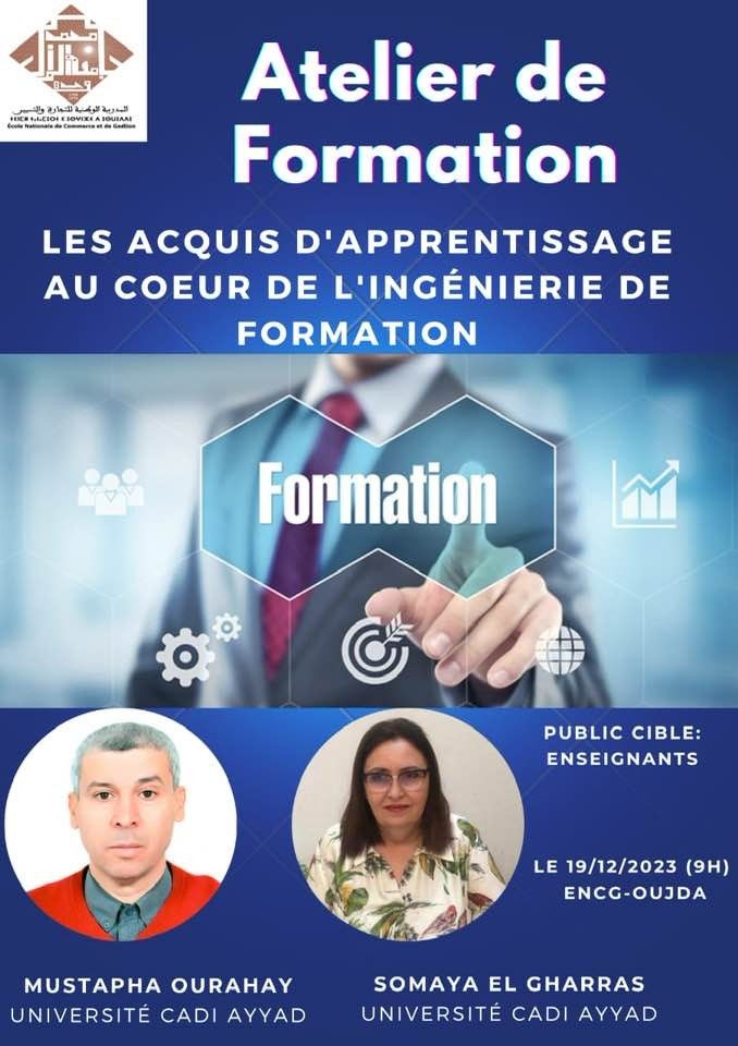 Atelier de formation: Les acquis d'apprentissage au coeur de l'ingénierie de formation