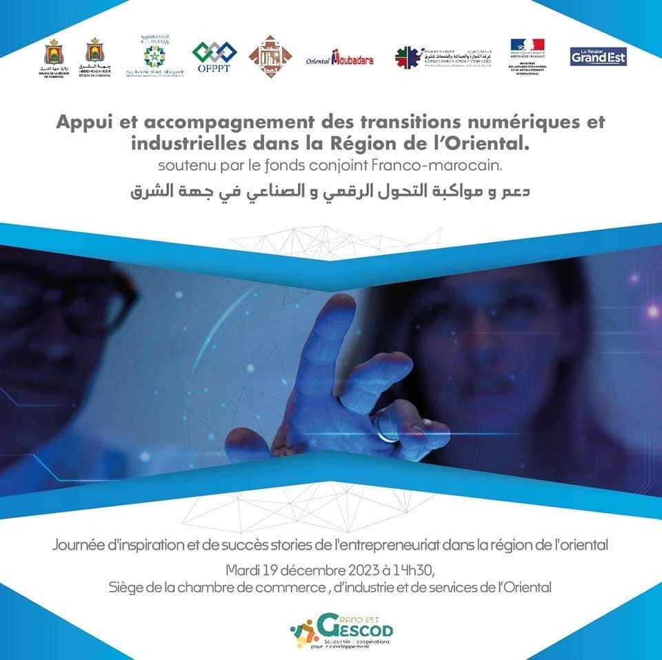 Appui et accompagnement des transitions numériques et industrielles dans la Région de l'Oriental