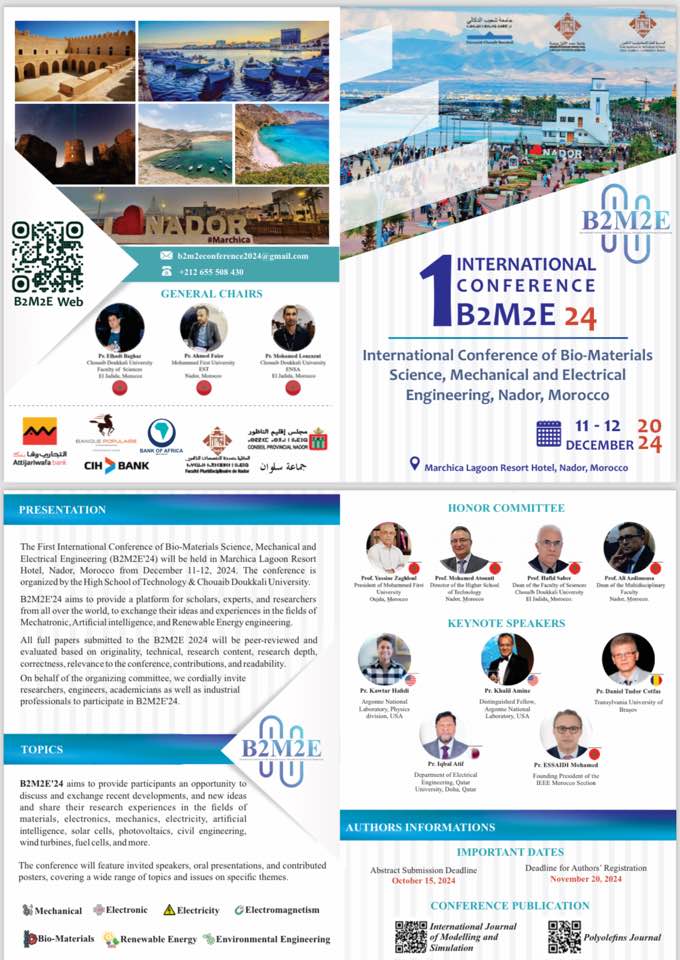 1 International conference B2M2E 2024